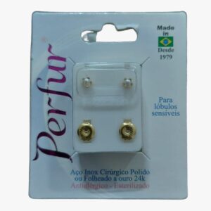 Brinco Pérola - Dourado Estrela - Adulto