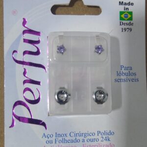 Brinco Perfur Adulto Violet Inox - 114