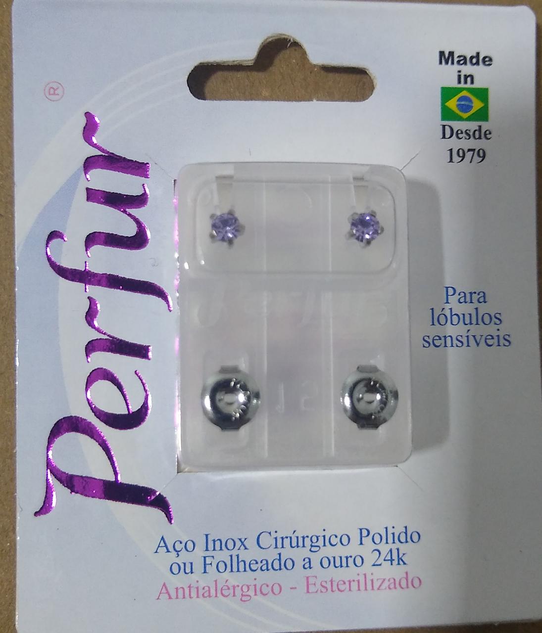 Brinco Perfur Adulto Violet Inox - 114