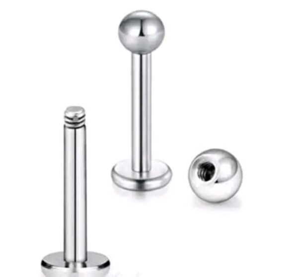 Labret AÇO  Bolinha 1.2 X 8mm