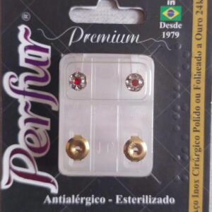 Brinco Premium Flor Vermelho