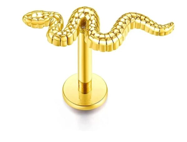 Labret Cobra Rosca Interna Titânio 1.2 X 8MM