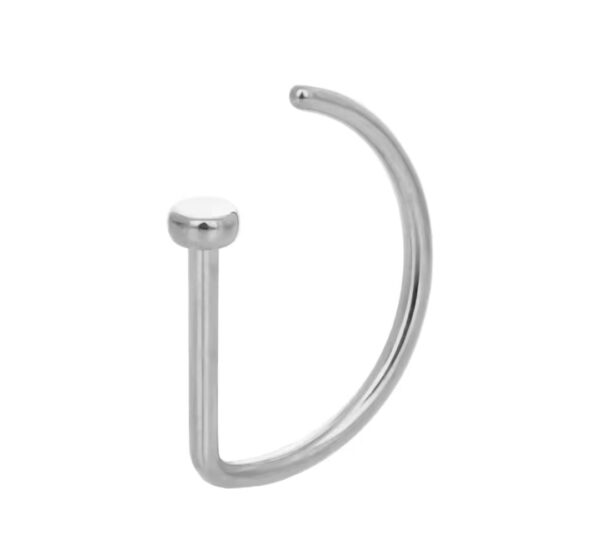 Argola D-Ring Titânio 1.0 x 8mm