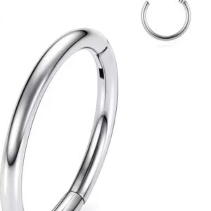 Argola Segmentada LISA Titânio 1.0 x 8mm