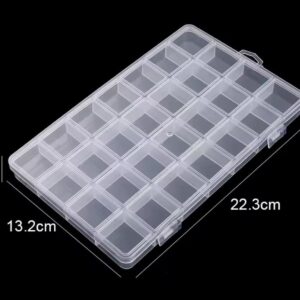 Recipiente de armazenamento transparente organizador